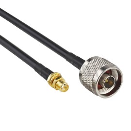 Cabo Pigtail Rgc58 2 Metros Conector N Macho + Rp-sma Femea