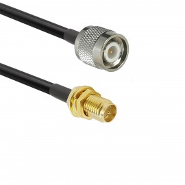 Cabo Coaxial Rgc58 Extensor 3 Metros Tnc Macho/ Rp-sma Femea